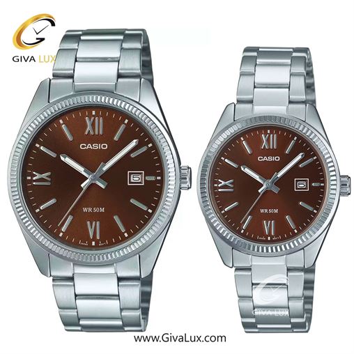 ساعت مچی اورجینال ست کاسیو Casio نقره ای | نقره ای| نارنجی| کد رفرنس MTP-1302DD-9A!LTP-1302DD-9A MTP-1302DD-5AVDF -- LTP-1302DD-5AVDF.jpg